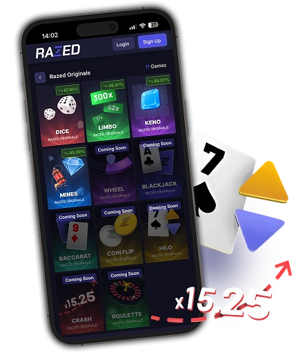 Razed Casino Australia Mobile